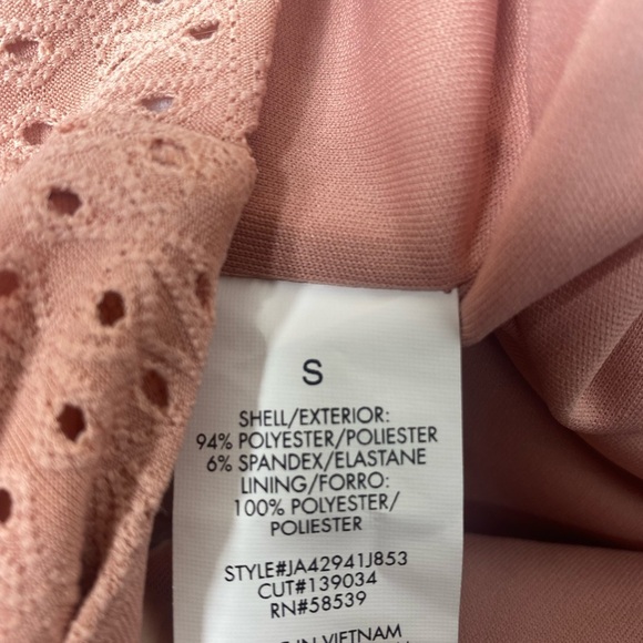 Speechless Pink Babydoll Tank Dress Embroidered Cottage Core Summer Dress Small - Picture 13 of 16